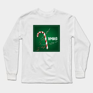 candy cane xmas Long Sleeve T-Shirt